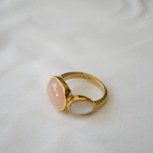J. CREW Demi-Fine: Golden Marble Ring